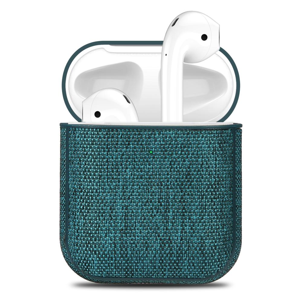 Fabric Canvas Cloth Case For Airpods Ultra Thin 360 Full