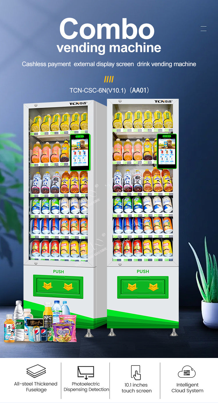 Snacks and Beverage & toys & chargers & More Vending Machine