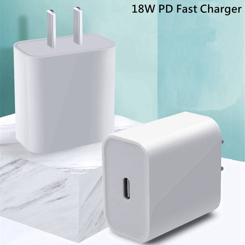 20 W PD USB Type C Quick Charger Adapter For iPhone 11 Pro XR X Xs Max 12 Mini Fast PD charger port EU US UK AU Plug Travel Wall