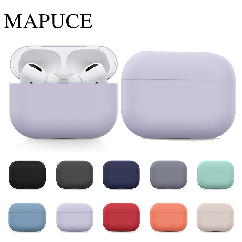 Silicone Case For Airpods Pro Case Wireless Bluetooth for apple airpods pro Case Cover Earphone Case For Air Pods pro 3 Fundas