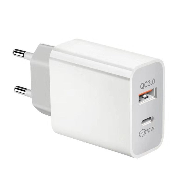 Power Adapter Spina 18w Presa USB-C Ricarica Smartphone iPhone 12 Plus Max Mini Power Adapter Spina 18w Presa USB-C Ricarica Smartphone iPhone 12 Plus Max Mini