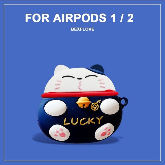 3D Earphone Case For Airpods pro 2 3 Case Silicone Cute Duck Cat Cartoon Cover For Apple Air pods Bluetooth Earbuds Earpods Case