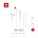 GENAI 3.5mm Wired Control In-ear Earphones Sport Earbuds Deep Richer Bass Headset For iPhone