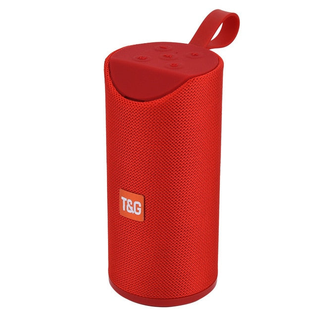 New  Portable Speaker 5W Long Use Time FM Radio Bluetooth 5.0 Column Loudspeaker IPX5 Outdoor Waterproof Wireless Speaker