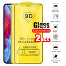 2pcs 9D Full Gule Protective Glass For IPhone 12 Mini Glass For IPhone 12 Pro Max Mini Screen Protector IPhon Ihone Aifon Film